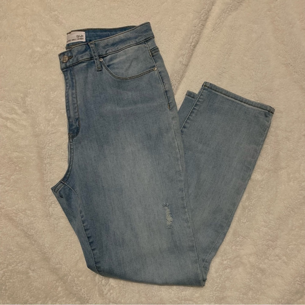 Women’s RSQ Jeans Distressed High Rise Ankle Skinny